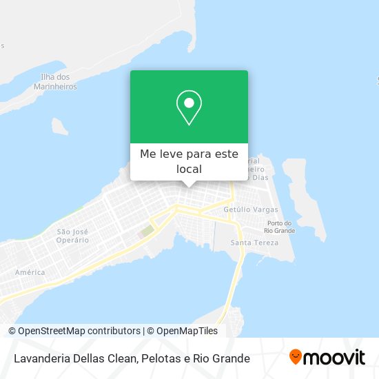 Lavanderia Dellas Clean mapa