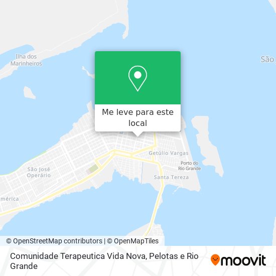 Comunidade Terapeutica Vida Nova mapa