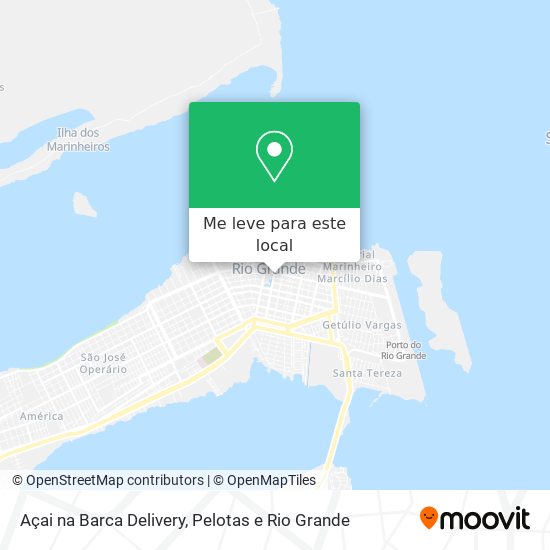 Açai na Barca Delivery mapa