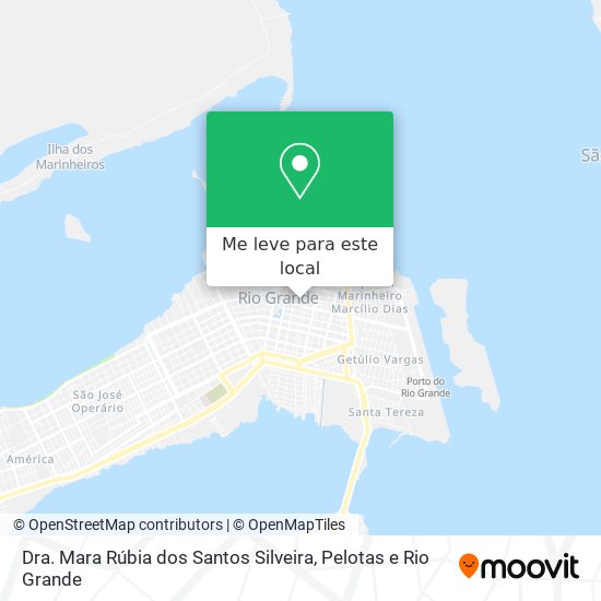 Dra. Mara Rúbia dos Santos Silveira mapa