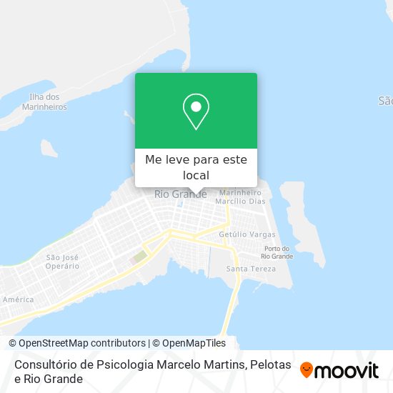 Consultório de Psicologia Marcelo Martins mapa