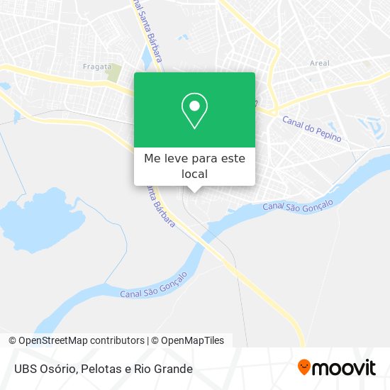 UBS Osório mapa