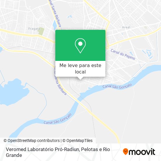 Veromed Laboratório Pró-Radiun mapa
