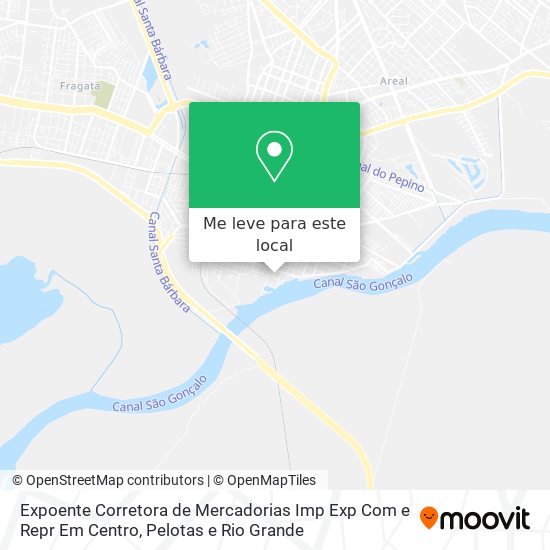 Expoente Corretora de Mercadorias Imp Exp Com e Repr Em Centro mapa