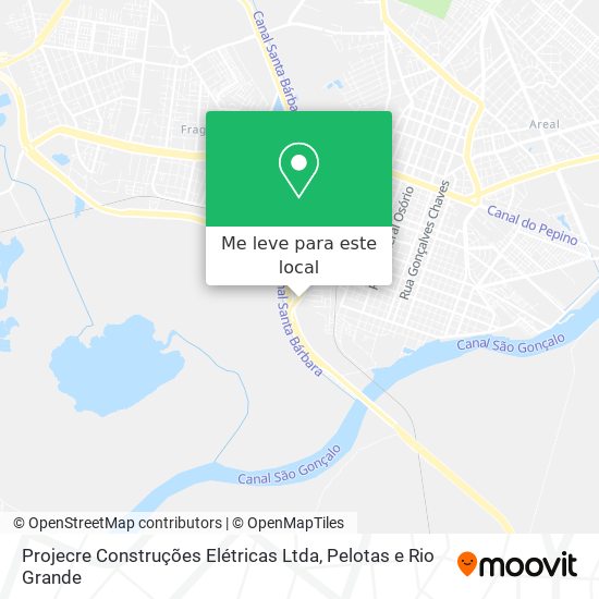 Projecre Construções Elétricas Ltda mapa