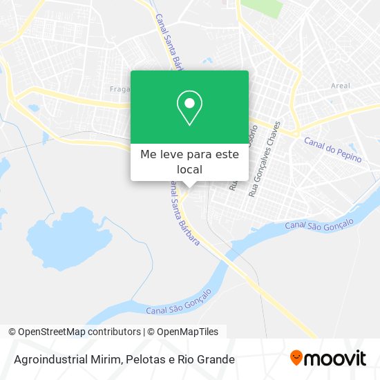 Agroindustrial Mirim mapa