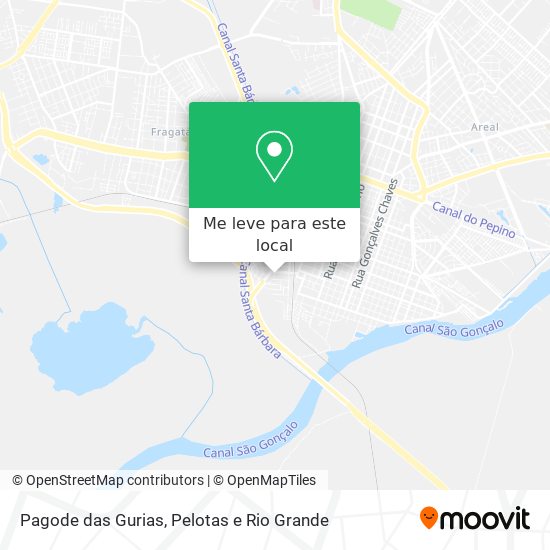 Pagode das Gurias mapa