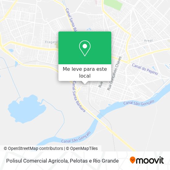 Polisul Comercial Agrícola mapa