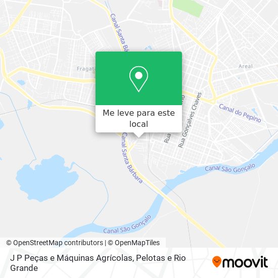 J P Peças e Máquinas Agrícolas mapa