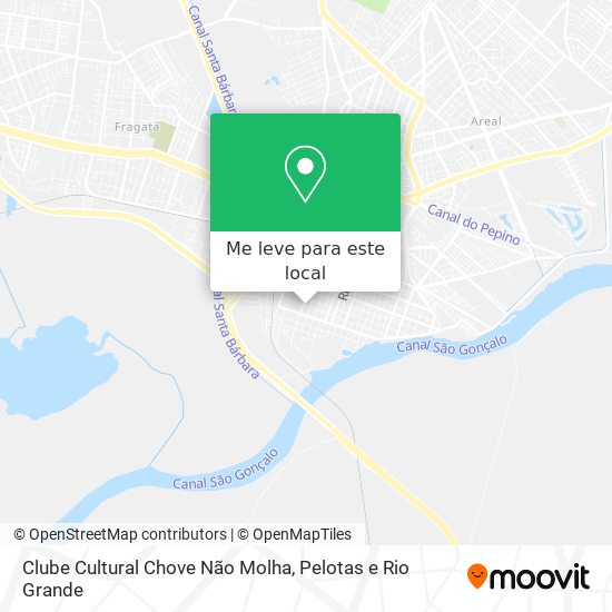 Clube Cultural Chove Não Molha mapa