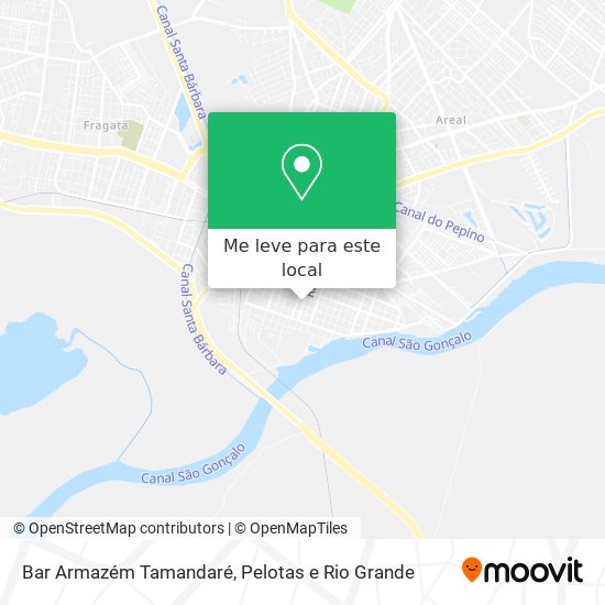 Bar Armazém Tamandaré mapa