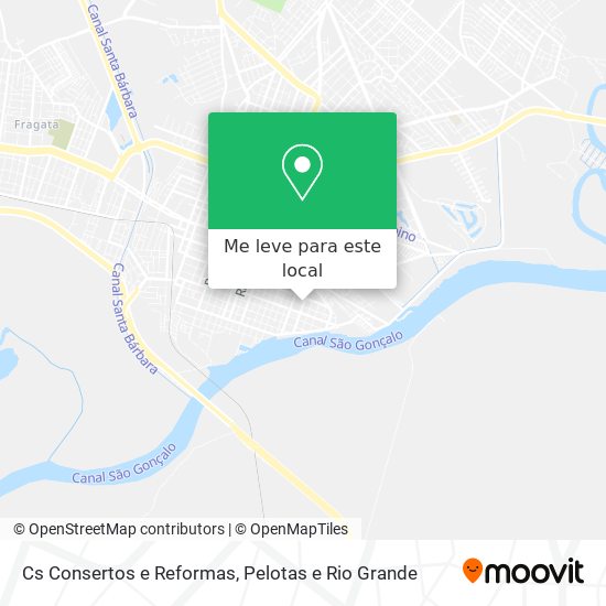 Cs Consertos e Reformas mapa