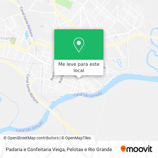 Padaria e Confeitaria Veiga mapa