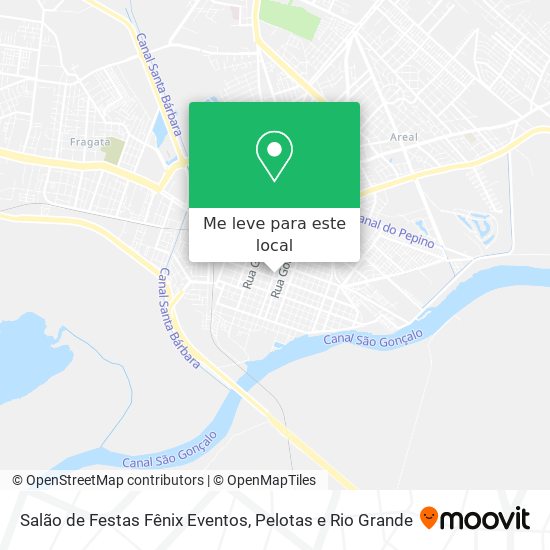 Salão de Festas Fênix Eventos mapa