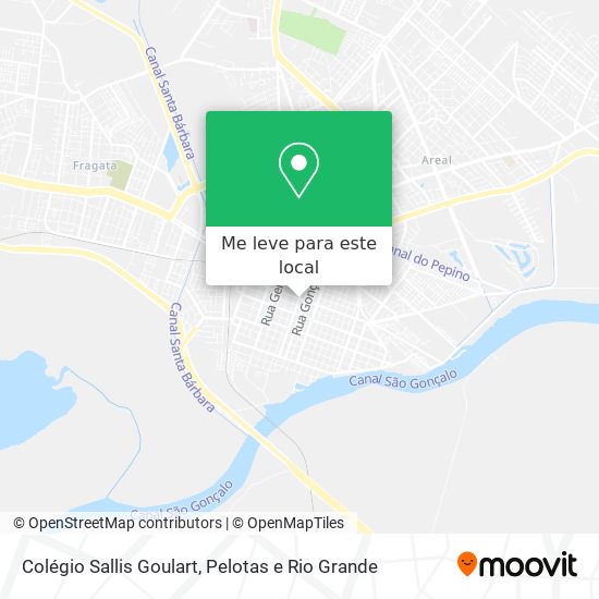 Colégio Sallis Goulart mapa
