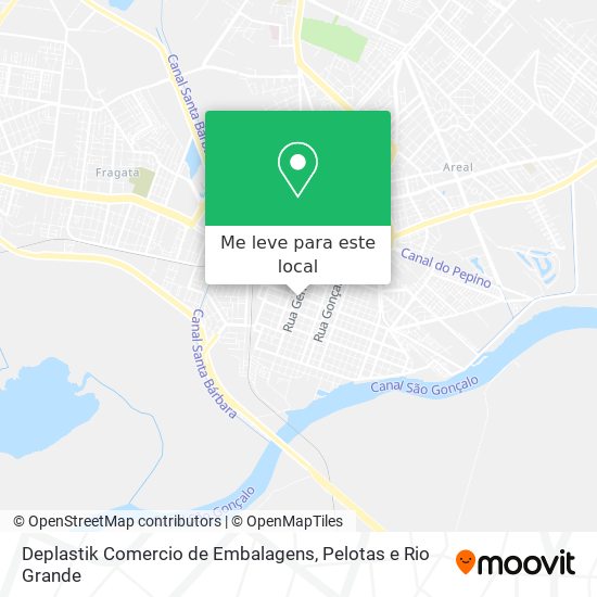 Deplastik Comercio de Embalagens mapa