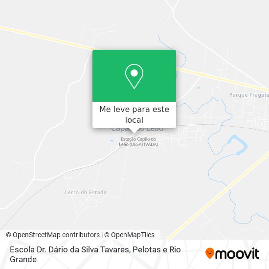 Escola Dr. Dário da Silva Tavares mapa