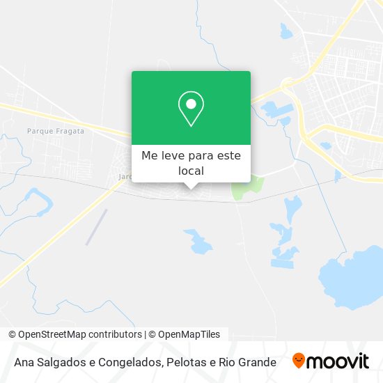 Ana Salgados e Congelados mapa