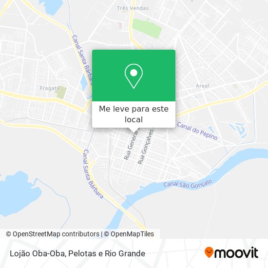 Lojão Oba-Oba mapa