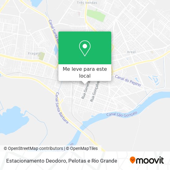 Estacionamento Deodoro mapa