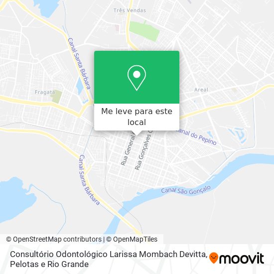 Consultório Odontológico Larissa Mombach Devitta mapa