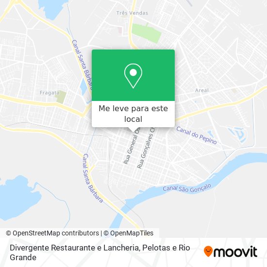 Divergente Restaurante e Lancheria mapa