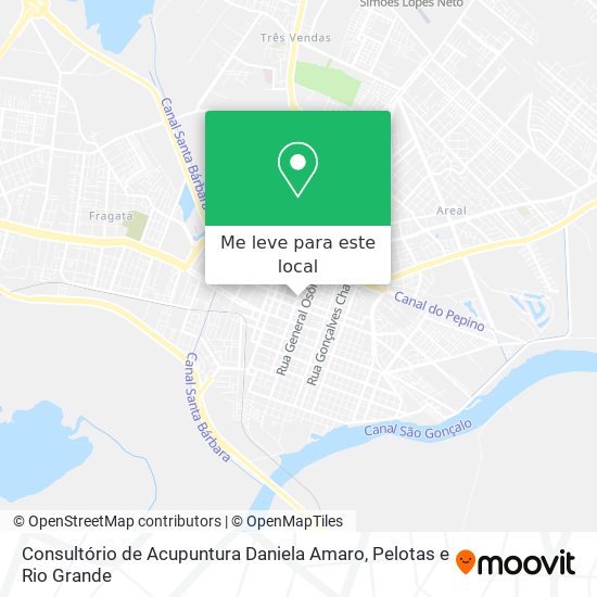 Consultório de Acupuntura Daniela Amaro mapa