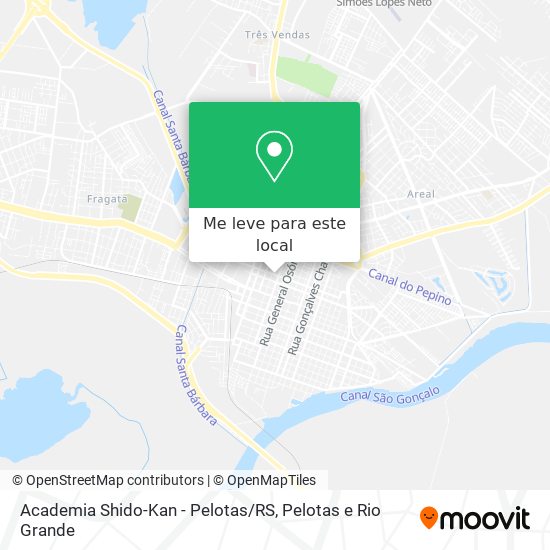 Academia Shido-Kan - Pelotas / RS mapa
