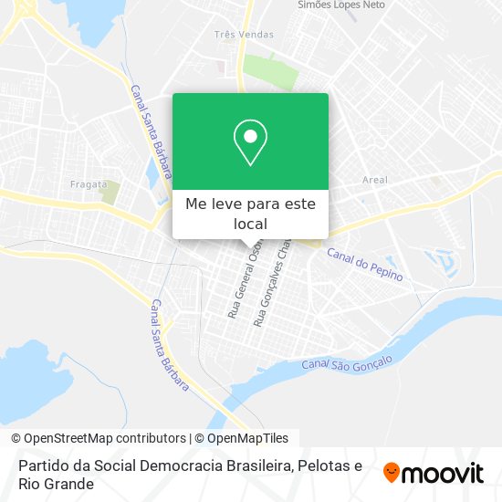 Partido da Social Democracia Brasileira mapa