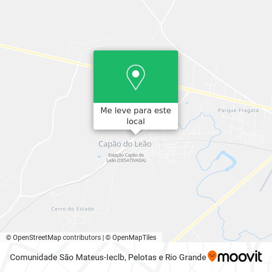 Comunidade São Mateus-Ieclb mapa