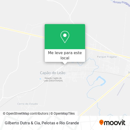 Gilberto Dutra & Cia mapa