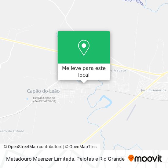 Matadouro Muenzer Limitada mapa