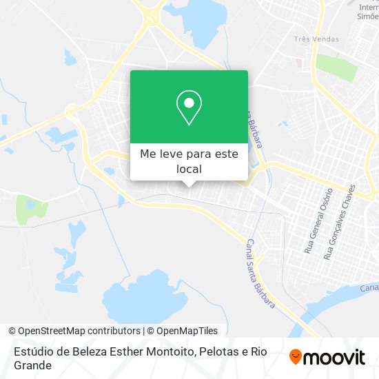 Estúdio de Beleza Esther Montoito mapa