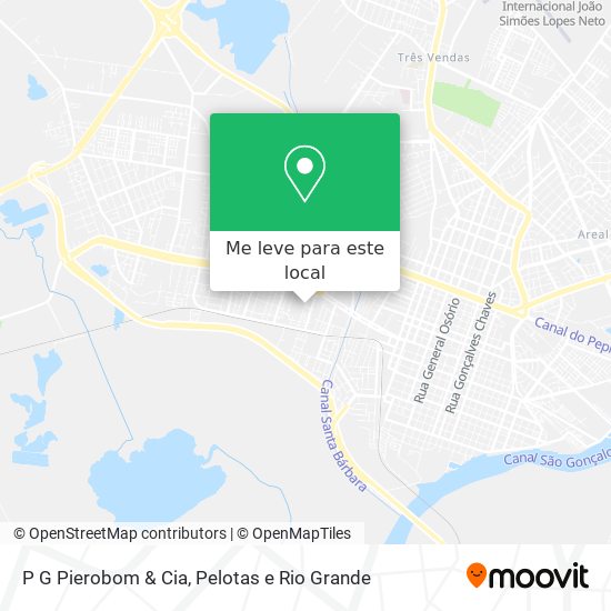 P G Pierobom & Cia mapa