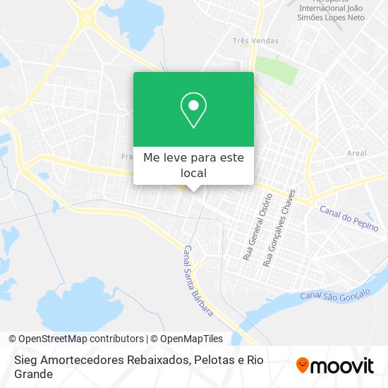 Sieg Amortecedores Rebaixados mapa