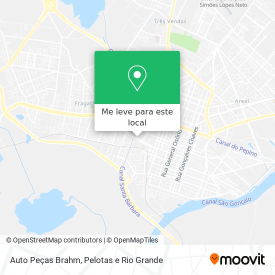 Auto Peças Brahm mapa