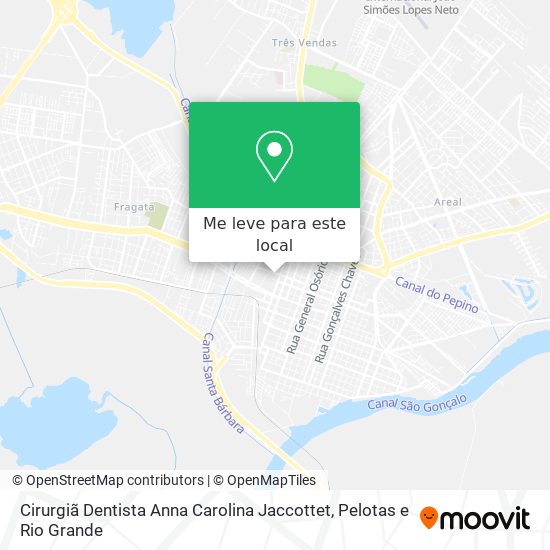 Cirurgiã Dentista Anna Carolina Jaccottet mapa