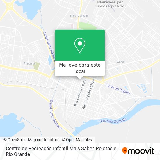 Centro de Recreação Infantil Mais Saber mapa