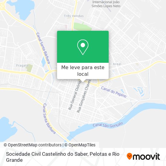 Sociedade Civil Castelinho do Saber mapa