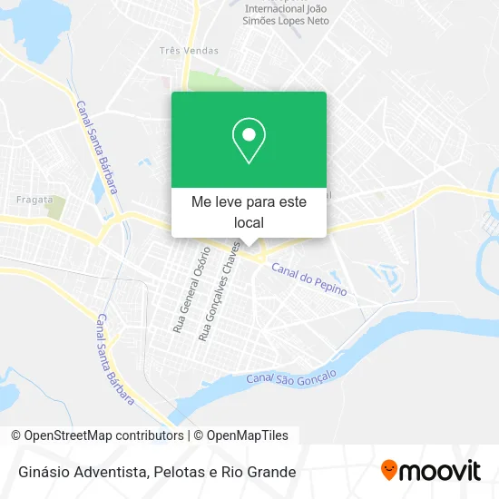 Ginásio Adventista mapa
