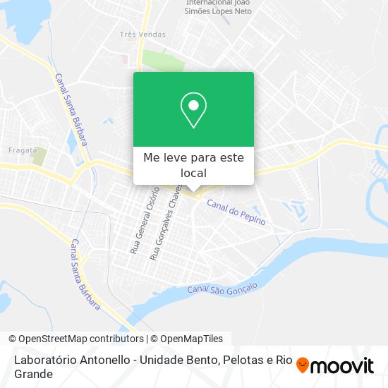 Laboratório Antonello - Unidade Bento mapa