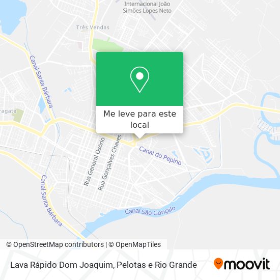 Lava Rápido Dom Joaquim mapa