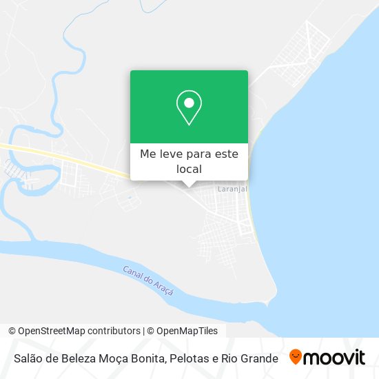 Salão de Beleza Moça Bonita mapa