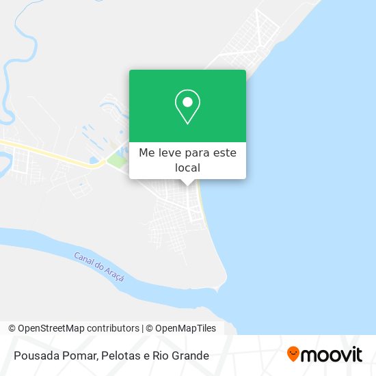 Pousada Pomar mapa