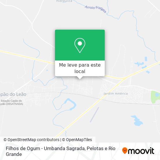 Filhos de Ogum - Umbanda Sagrada mapa