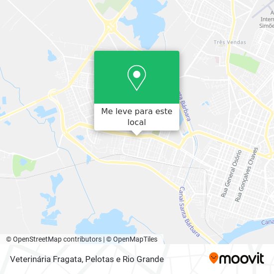 Veterinária Fragata mapa