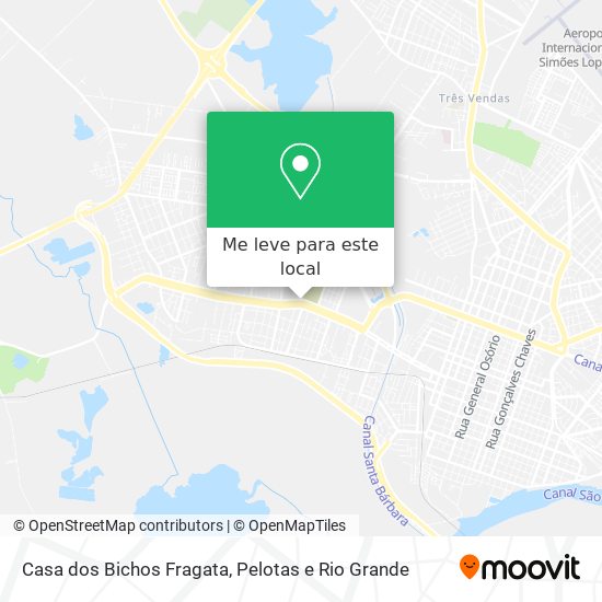 Casa dos Bichos Fragata mapa