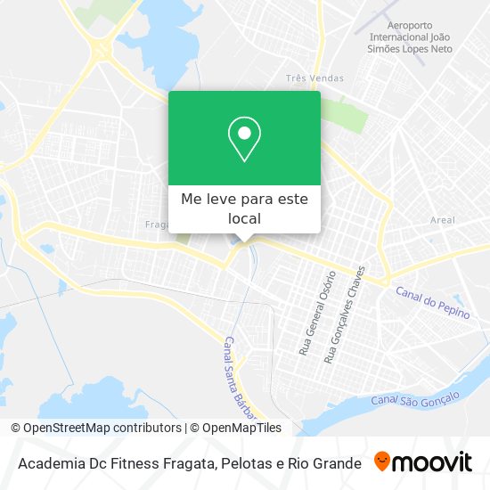 Academia Dc Fitness Fragata mapa