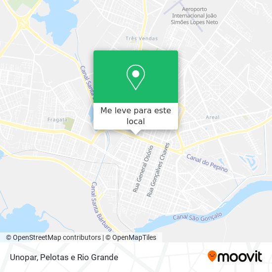 Unopar mapa
