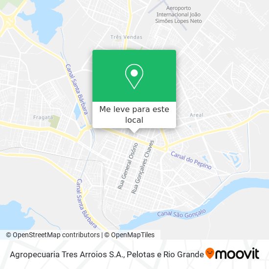 Agropecuaria Tres Arroios S.A. mapa